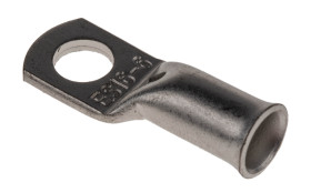 Zacisk oczkowy rozmiar przewodu 16mm² Ø 6mm nieizolowany średnica wew 5.5mm Naturalny RS PRO