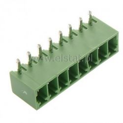 Listwa montaż. kątowa 8-zacisk. męska r = 3,81