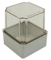 Puszka BS 120x120x140 pokrywa przeźroczysta IP66