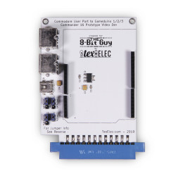 Commodore User Port to Gameduino Video Dev Card for Commander X16 Prototype