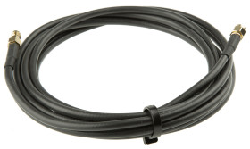 Kabel koncentryczny złącze A SMA złacze B RP-SMA długość 3m typ kabla RF195 Z zakończeniem