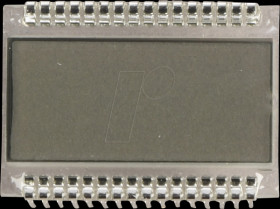 DE117RS-20/7.5 LCD 7-segment, 4 digits, H:6.8 mm, reflective