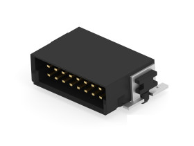 Wtyk PCB 16-pinowe raster: 1.27mm 2-rzędowe ERNI Montaż powierzchniowy Męski 1.7A 500 V