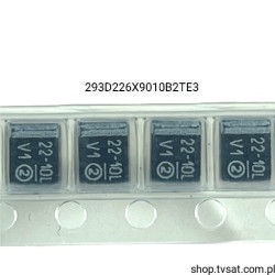 293D226X9010B2TE3 Tantalum 22uF 20V 10% SMD-B VISHAY