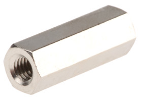 Kołek dystansowy gwintowany gwint M3 długość 15mm Mosiądz Żeński/żeński Sześciokątny Essentra