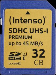 3421480 SDHC card, 32GB, Intenso Class 10
