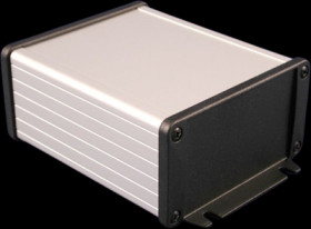 Aluminum enclosure, (L x W x H) 120 x 104 x 55 mm, natural, IP65, 1457N1202