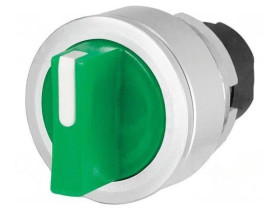 Przełącznik obrotowy 22mm Poz.stab 2 zielony IP65 wystający 46-2W28.3CM0.001