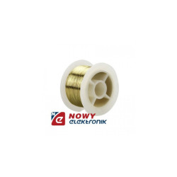 Drut molibdenowy 0.1mm 100m pozłacany