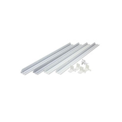 Ramka aluminiowa biała do mocowania paneli LED 595x595 natynkowo 212100 Lightech