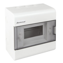 Rozdzielnica 1x 6 MOD.NT BI/PRZ N+PE SRn-6 skrzynka elektr.nadty