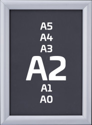 17FOM25A2S Folding frame, A2, aluminium
