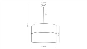 Nowoczesna Lampa Sufitowa Minar Z Drewnianym Elementem, Led 39W Barwa Ciepła-...