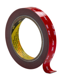 Taśma piankowa grubość 1.10mm szerokość 19.0mm 3M Szary długość 3.0m