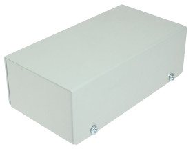 Obudowa Aluminium szerokość zew. 55 mm długość zew. 125 mm wys. zew. 45 mm CAMDENBOSS Szary