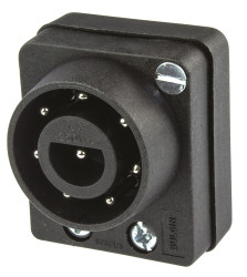 Złącze zasilające Wtyczka Montaż na kablu 8 250 V AC Bulgin