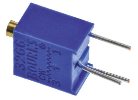 Potencjometr dostrojczy 1kΩ THT 0.25W 12 -zwoje Regulacja górna 1,78 mm