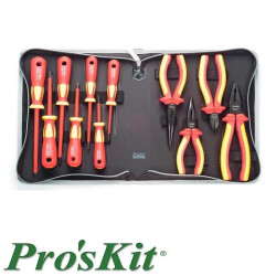 Zestaw narzędzi izolowanych wkrętaki i szczypce 1kV VDE PK2802 Proskit