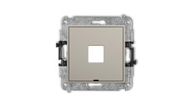 Icon Mechanizm Gniazda Multimedialnego Pojedynczego Bez Modułu, Bez Pola...