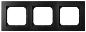AS Ramka potrójna czarny metalik R-3G/33