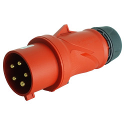 Wtyczka przenośna CEE 5P 32A IP54 400V Mennekes 13520