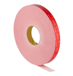 Taśma piankowa grubość 0.60mm szerokość 12.0mm 3M Biały długość 33.0m