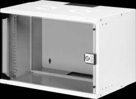 DN-49202 19" wall-mounted housing, Flatpack, 7U, 327mm depth, gray