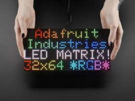 Adafruit 64x32 RGB LED Matrix - 4mm pitch