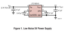 Doubler Charge Pump with Low Noise Linear Regulator in SOT-23