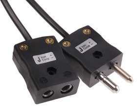 Kabel termopary/przewód przedłużający J dł. 5m 7/0,2mm -10 → +105 °C PVC 2-żyłowy Nieekranowany