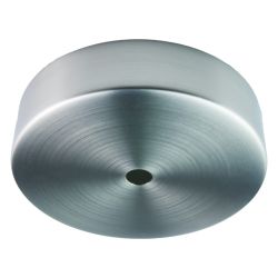 Podsufitka metalowa pojedyncza okrągła metal szczotkowany