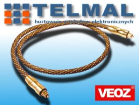 Przewód kabel toslink VEOZ PREMIUM Hi-End 1,6m 3D