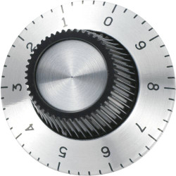 TruComponents 320006 Control knob &#x2B; graduationAlu (&#xD8; x H) 29.2mmx18.1mm