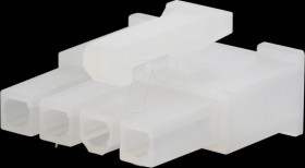 5557-04R2 / 3901-4040 Molex crimp housing - Mini-Fit Jr - 1x4-pin - socket