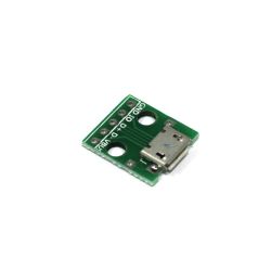 Adapter micro USB 5P na DIP goldpin