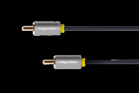 1m 1RCA-1RCA Cable - Kruger&Matz Basic