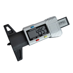 Faithfull FAIAUDEPTH Tyre Depth Gauge Digital Readout 0-25mm