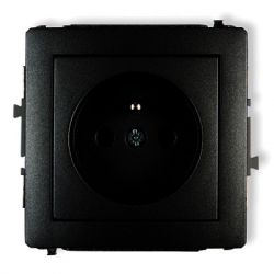 Mechanizm gniazda pojedynczego z uziemieniem 2P+Z