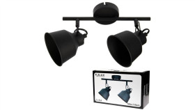 Oprawa Ścienna Kinkiet Spot Niko 2Xe14 Goldlux Czarny