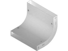 Łuk 90st LUJ50H30 grubość blachy 1,0mm 132105 BAKS