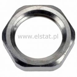 Nakrętka dławnicy metalowej mosiądz niklowany PG9