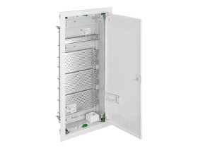 Rozdzielnica multimedialna podtynkowa 48 modułowa 4x12M drzwi metal płyta montazowa gniazdo 16A/250V IP30 MSF RP 2014-00 ELEKTRO