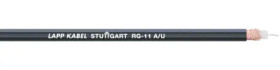 Coaxial cable, 50 Ω, RG 11 A/U, black