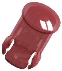 Soczewka LED, do użytku z Diody LED do montażu przewlekanego, Keystone