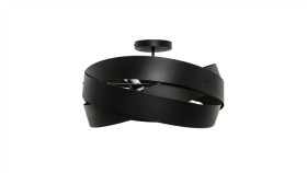Lampa Sufitowa Tornado Kolor Czarny Metal, 3Xe27 Ip20 1116 Zuma Line