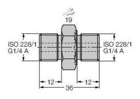 Turck 6835011 Adapter gwintu PCV-G1/4A4 1 szt.