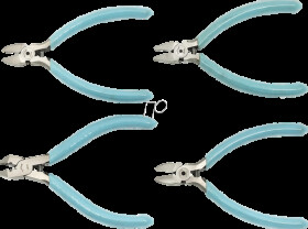 C2KN 4-piece electronics cutters and pliers kit