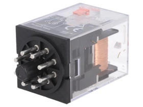 Przekaźnik: elektromagnetyczny DPDT Ucewki: 110VAC 10A/250VAC MKS2P AC110