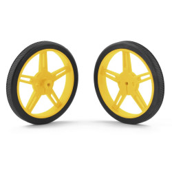 Pololu Wheel 60×8mm Pair - Yellow