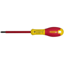 Wkrętak izolowany rozmiar końcówki: PZ1 Pozidriv Stanley długość ostrza: 100 mm Wkrętak izolowany